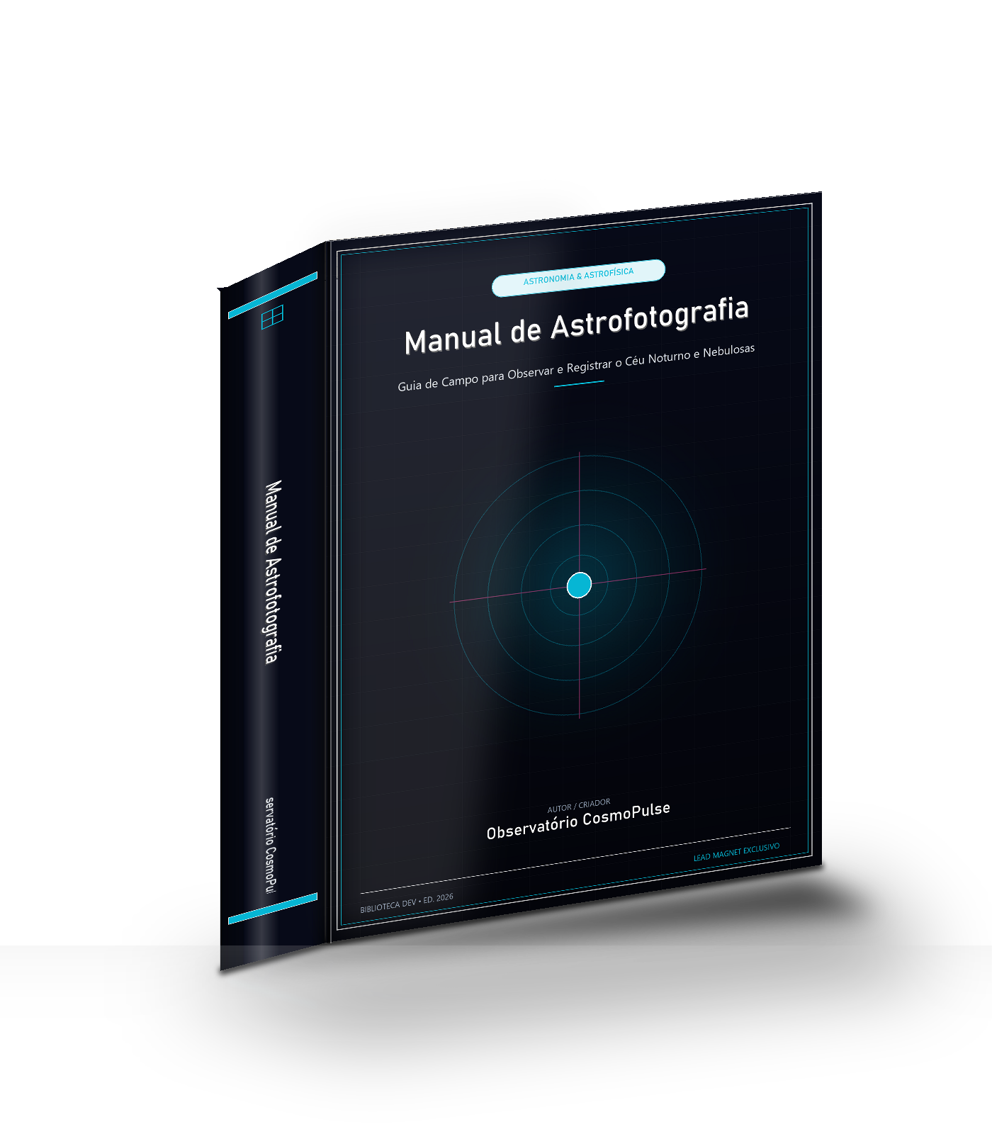Capa de Manual de Astrofotografia e Observação do Céu Profundo